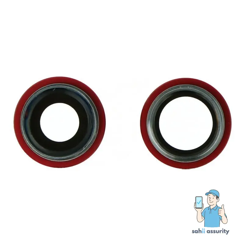 Camera Lens Glass with Frame for Apple iPhone 11 Red thumbnail